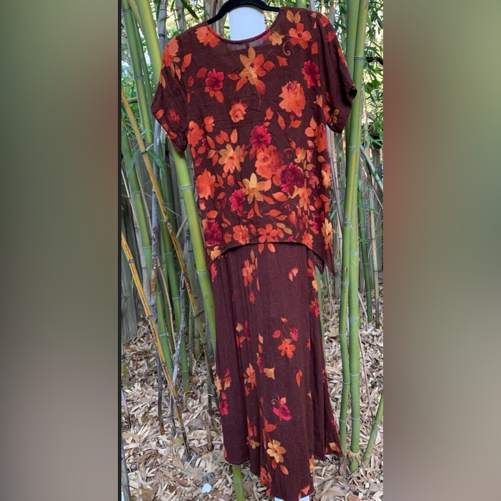 Breezy Fall Dress with Overshirt